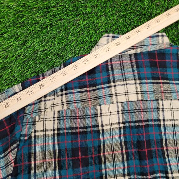 Vintage Y2K Claybrooke Outdoors Plaid Button-Down Shirt Medium - Picture 3 of 12